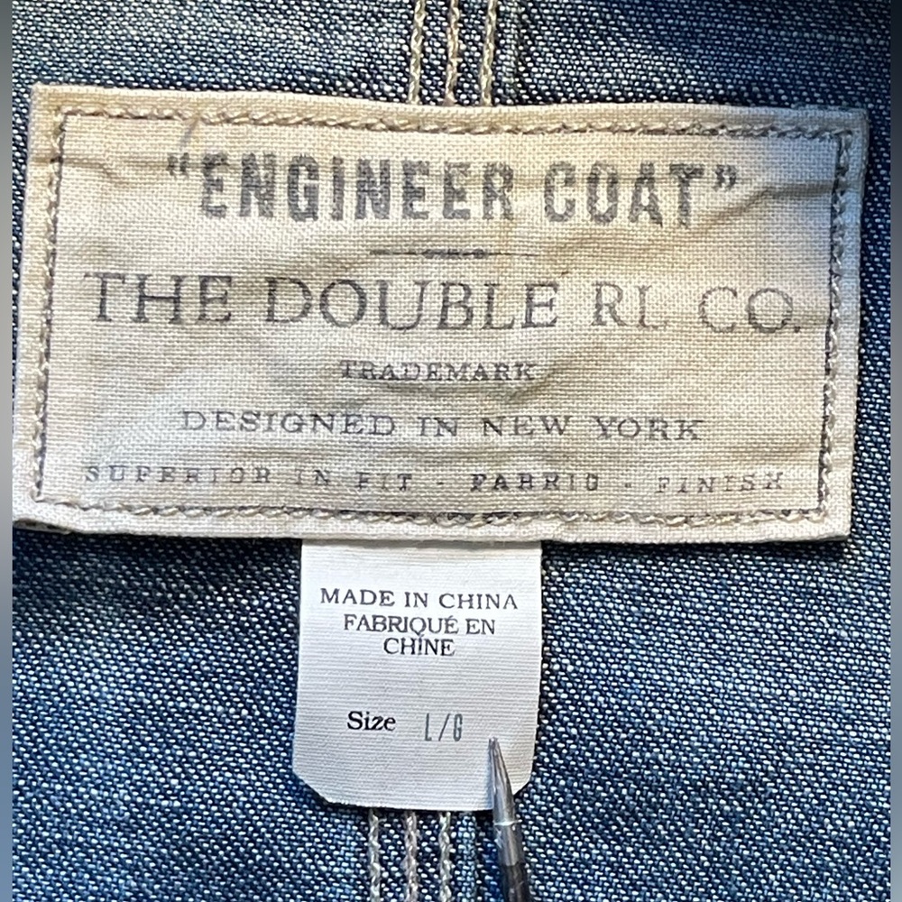 RRL Ralph Lauren engineer coat men’s size large - Picture 5 of 13
